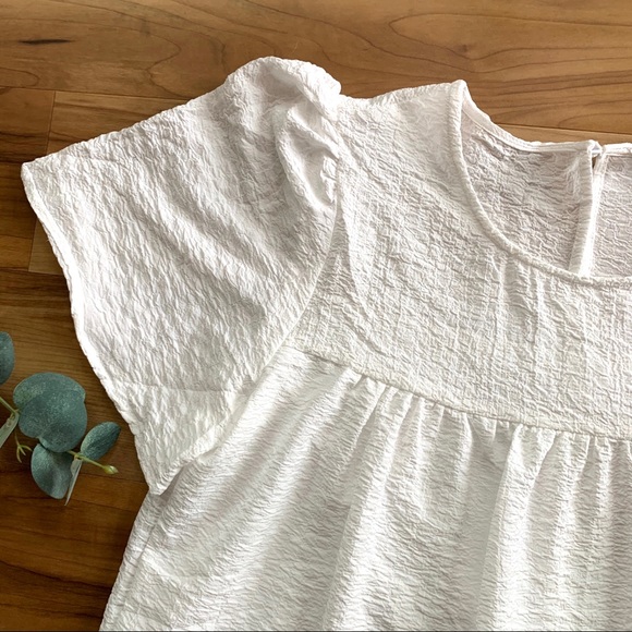 Blu Pepper Textured & Tiered Dress - Picture 3 of 16